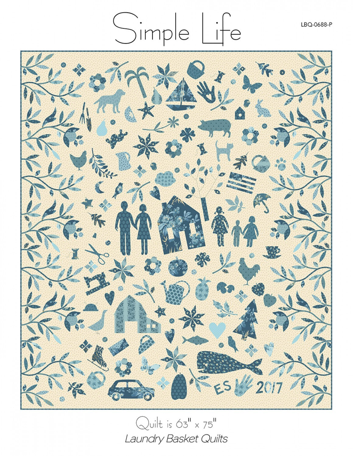 Simple Life Quilt Pattern by Laundry Basket Quilts