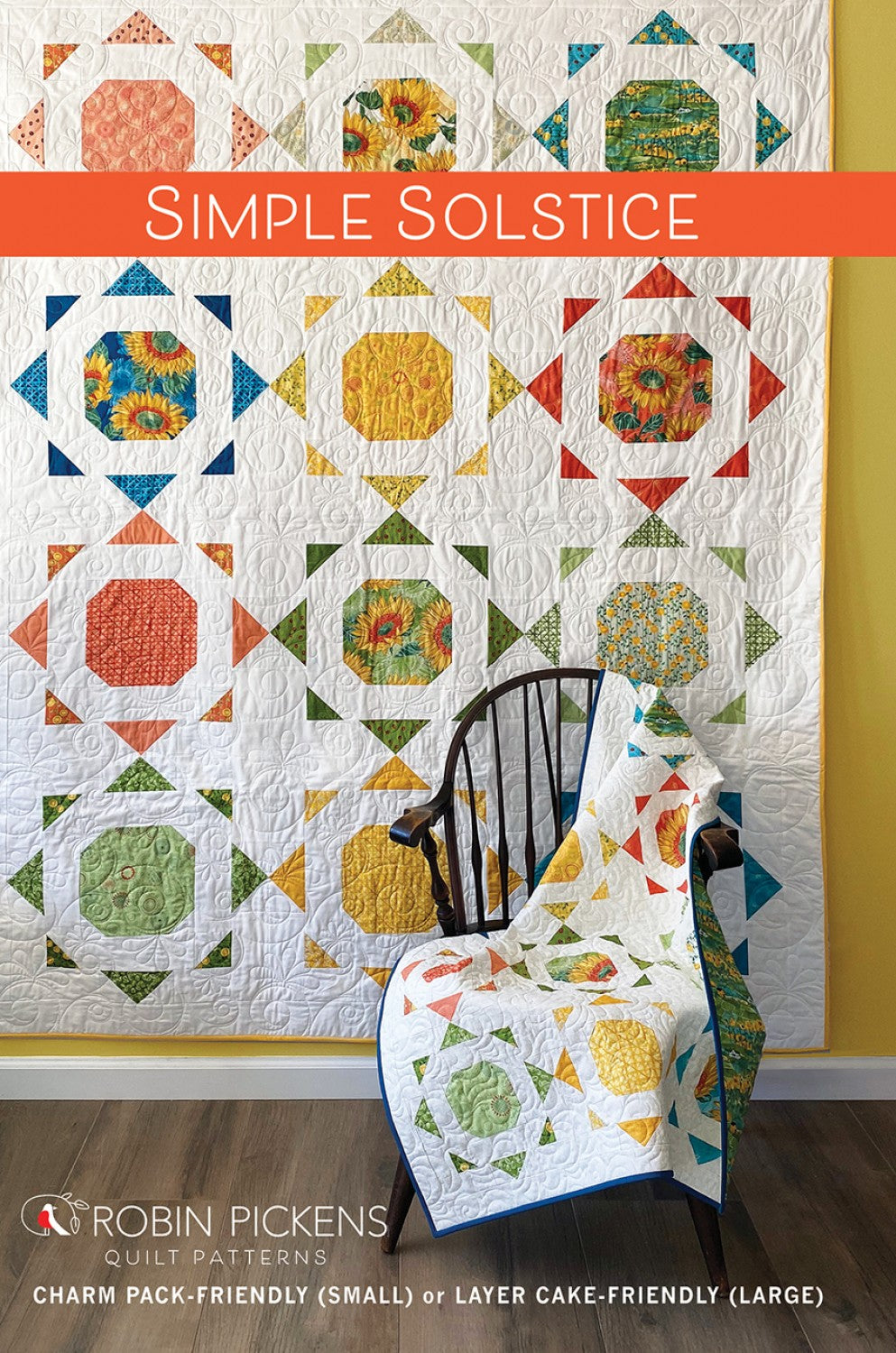 Simple Solstice Quilt Pattern by Robin Pickens