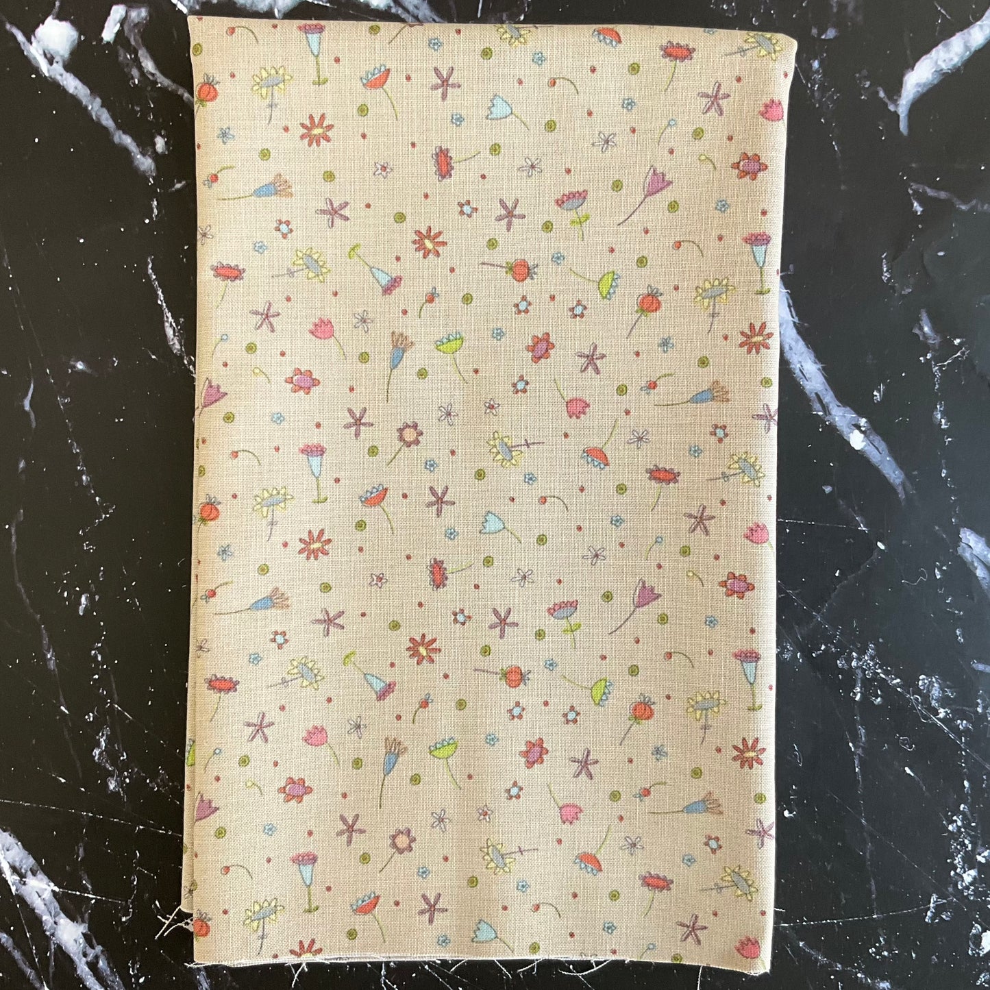 Simply Be by Anni Downs : Scattered Flowers Taupe 3324-38