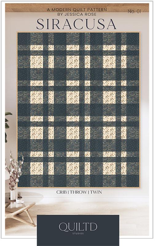 Siracusa Gingham Quilt Pattern by Quiltd Studios