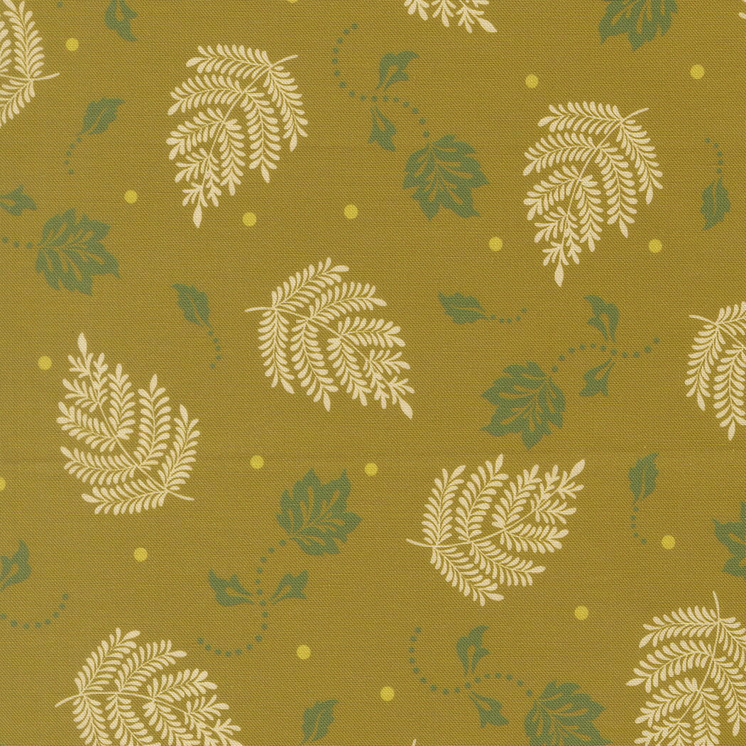 Sitara by Crystal Manning : Paisley Leaf Olive 11986 17