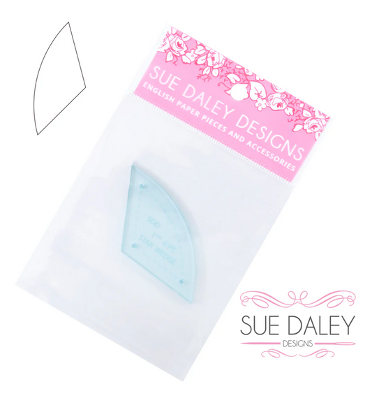 Six Pointed Star Wedge Papers & Acrylic Templates - Special Order - Multiple Sizes