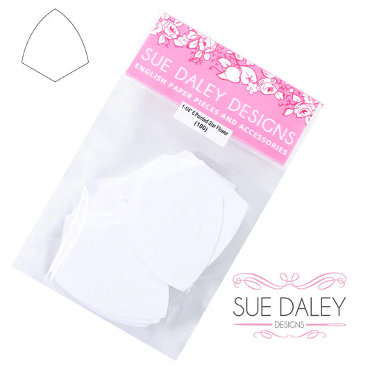 Six Pointed Star Wedge Papers & Acrylic Templates - Special Order - Multiple Sizes