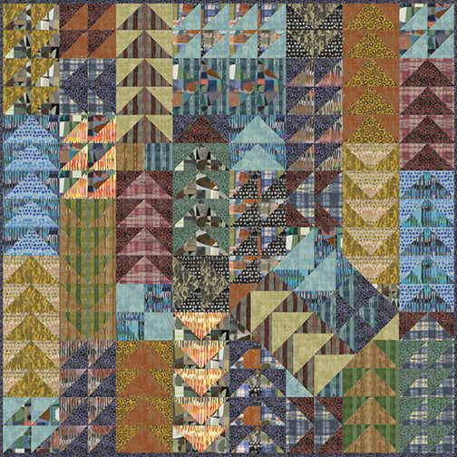 Sketchbook #21 by Marcia Derse - UpCounrty Quilt Front