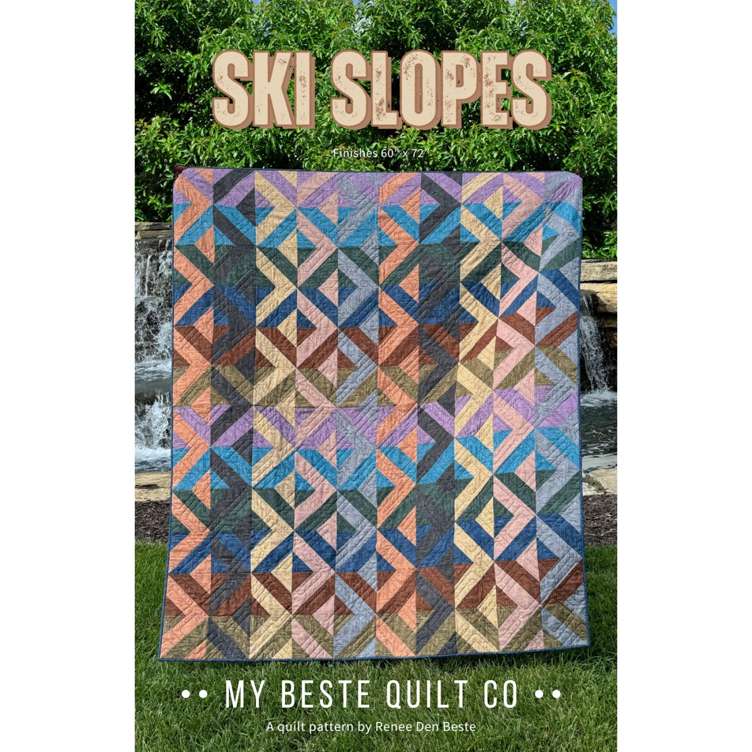 Ski Slopes Quilt Pattern by My Beste Quilt Co.