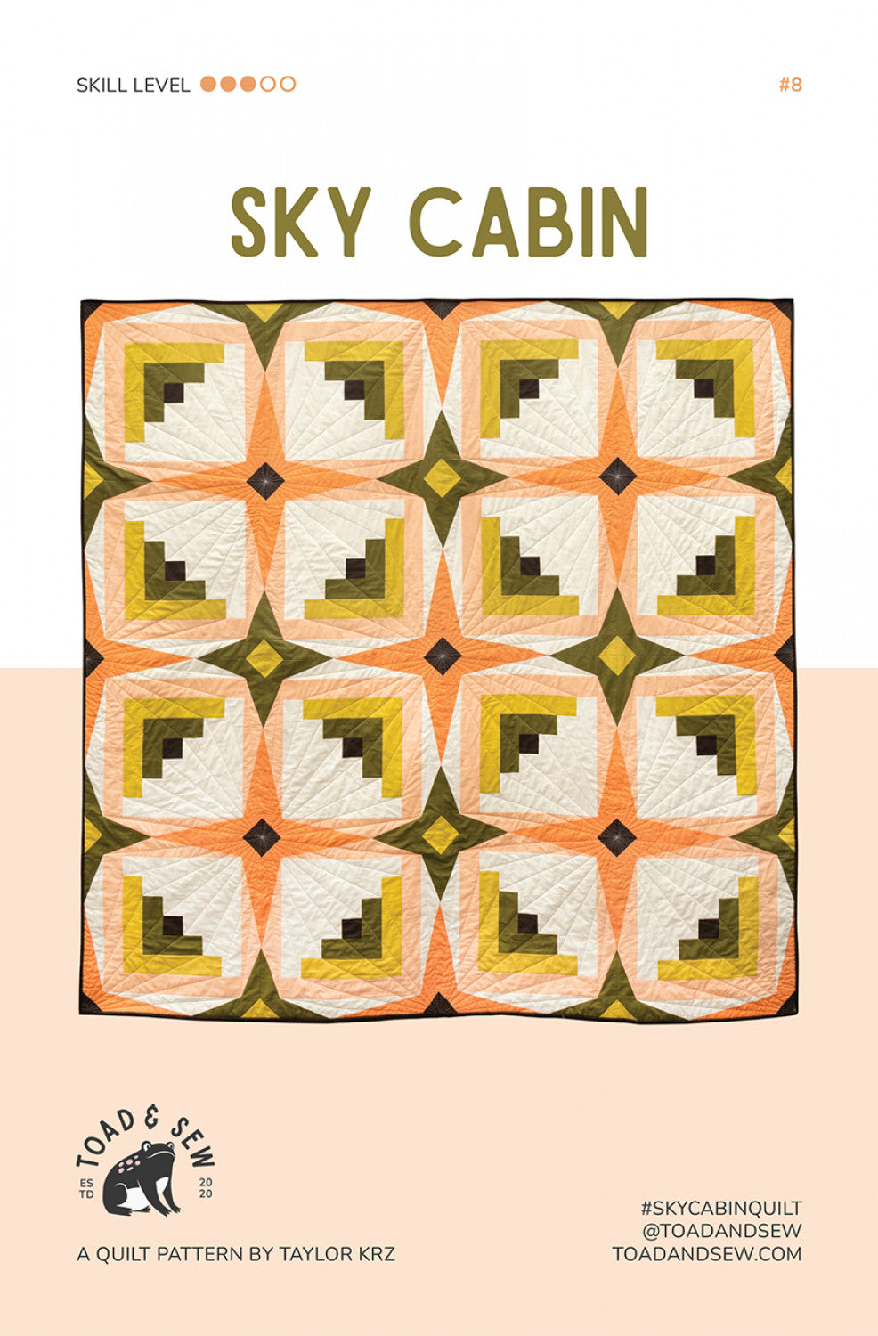Sky Cabin Quilt Pattern by Toad & Sew