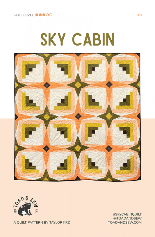 Sky Cabin Quilt Pattern by Toad & Sew