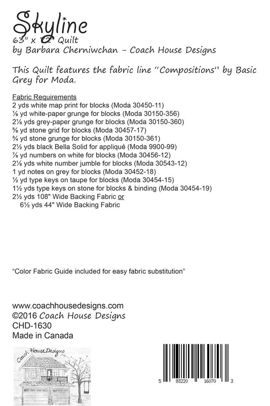 Skyline # CHD-1630 - Special Order