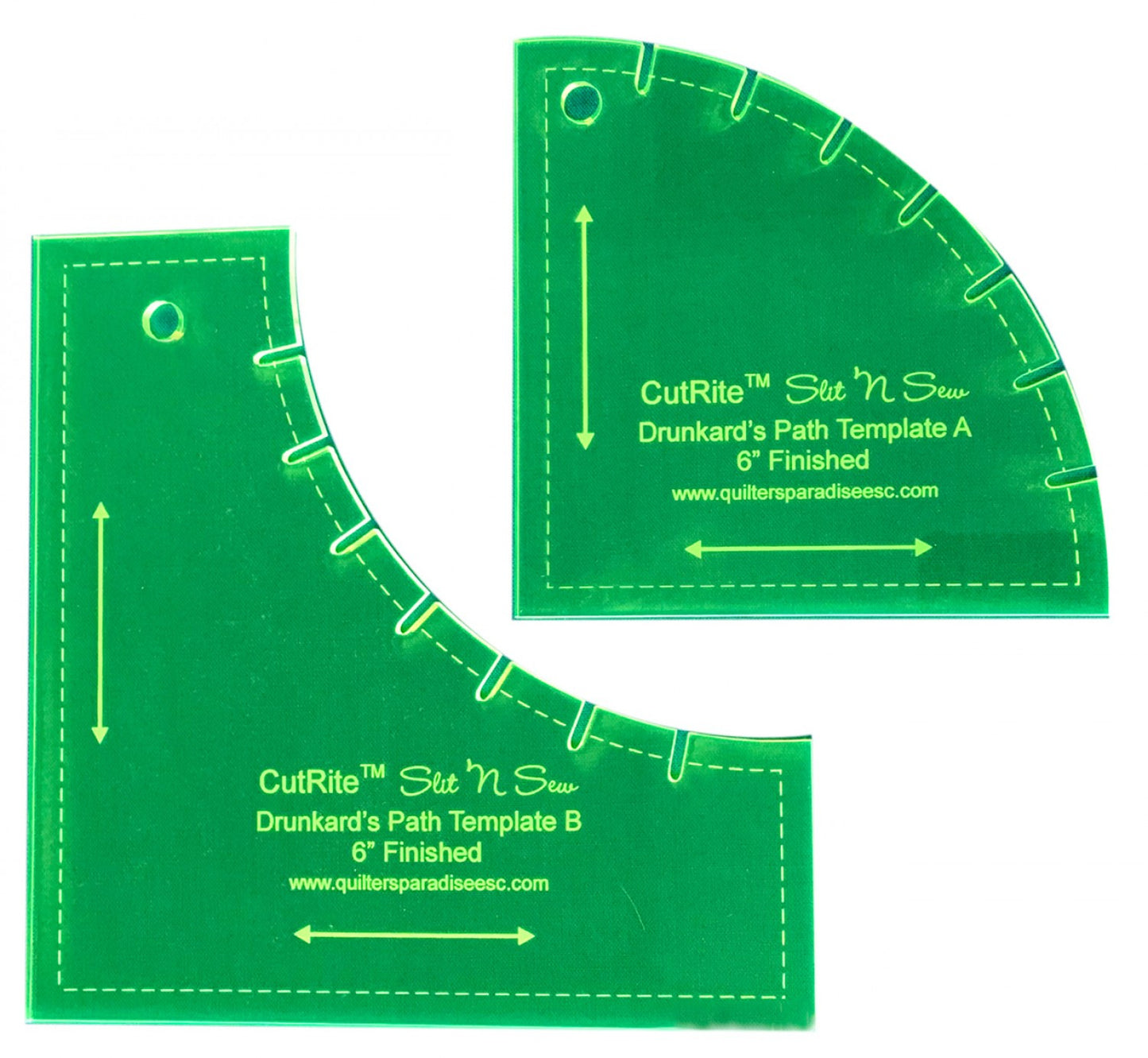 Slit N Sew 6in Finished Drunkards Path # QP031301 - Special Order