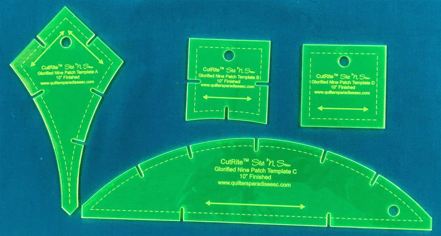 Slit N Sew Glorified 9 Patch # QP031630 - Special Order