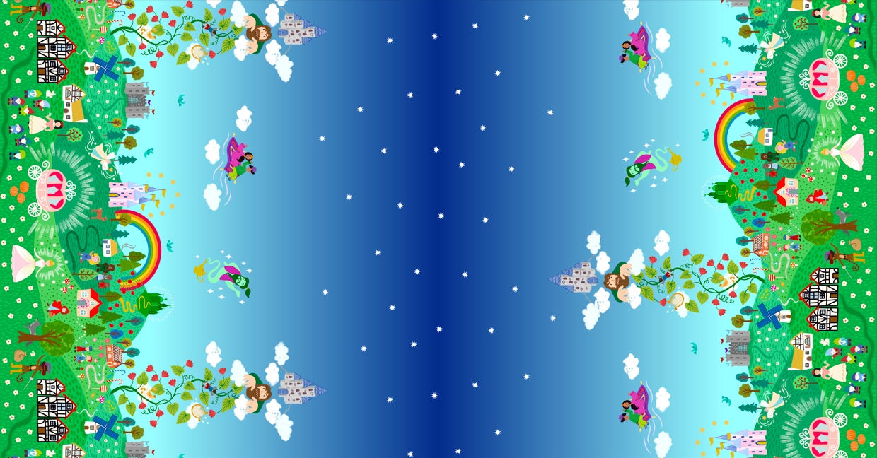 Small Things…Fairytales by Lewis & Irene : Fairytales Double Edge Border Panel SM130