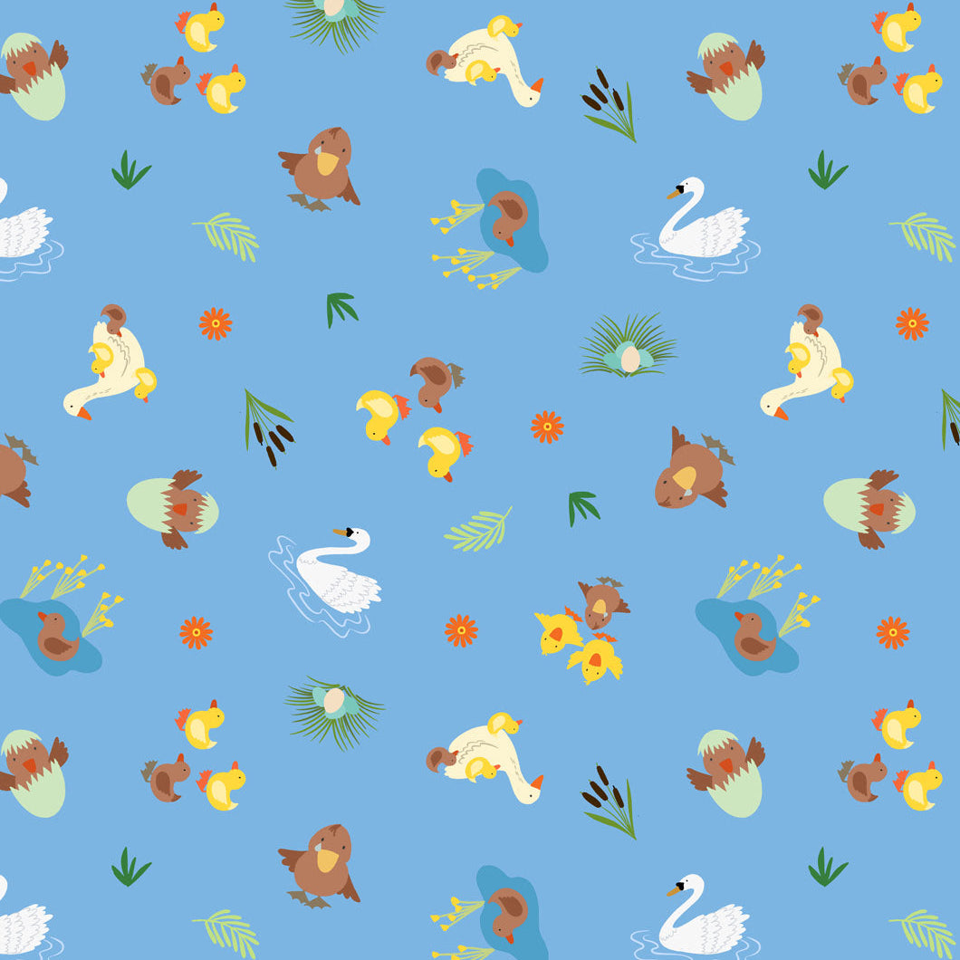 Small Things…Fairytales by Lewis & Irene : Ugly Duckling Light Blue SM124