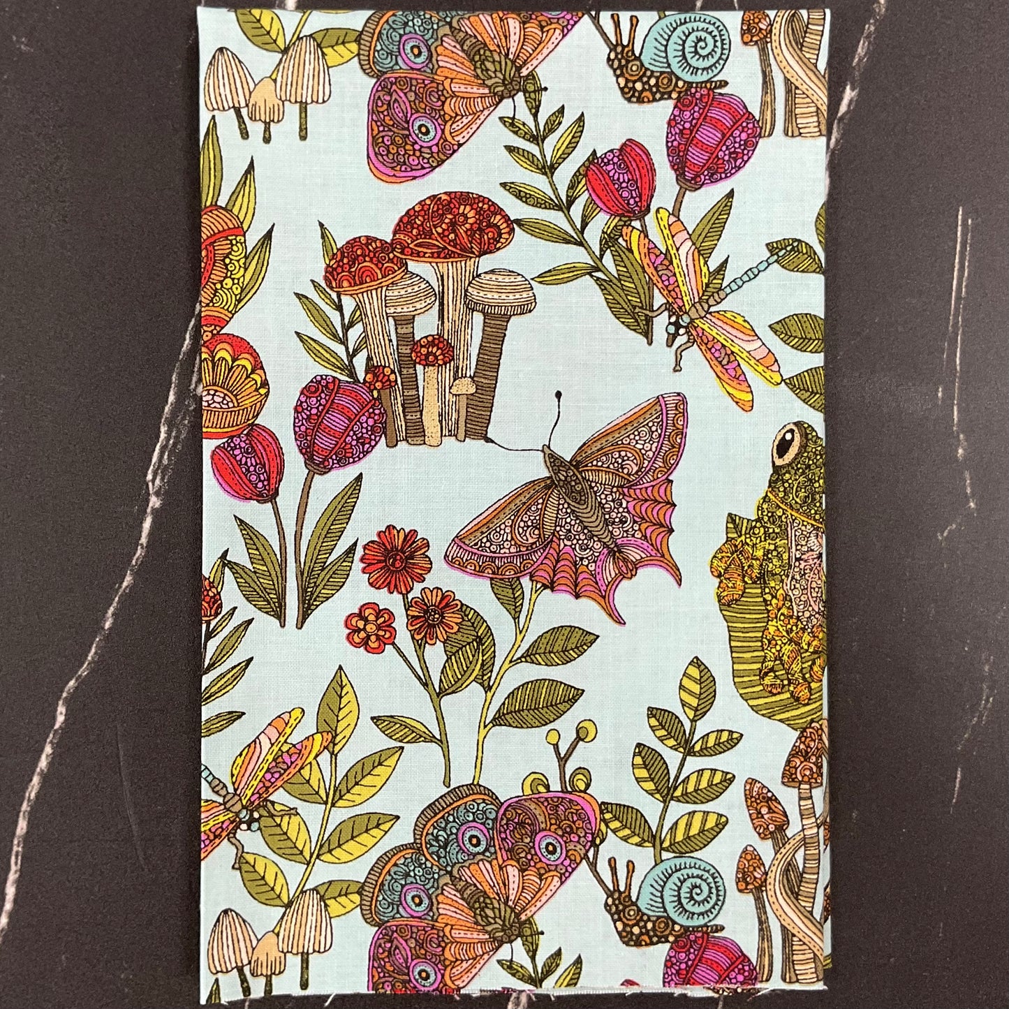 Small Wonders by Valentina Harper : Butterfly Toss Light Teal 16501-04