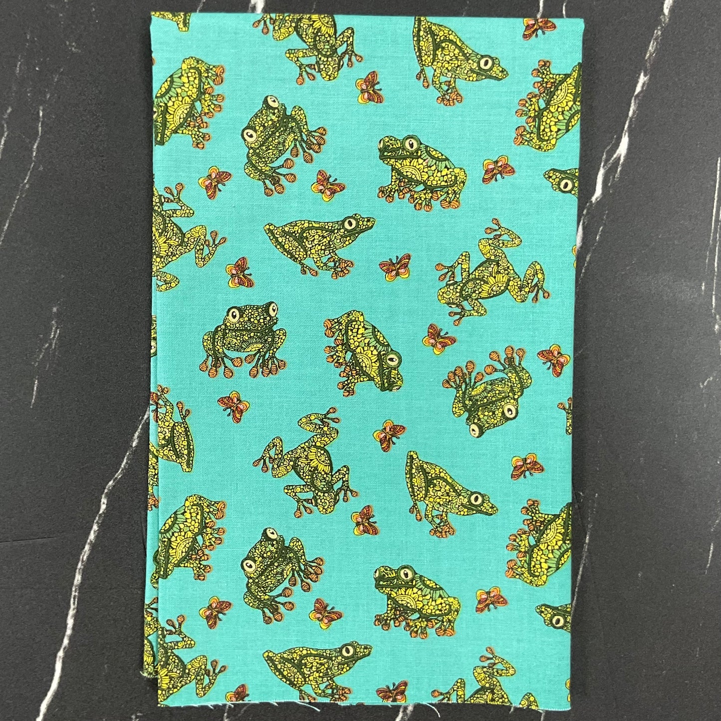 Small Wonders by Valentina Harper : Frog Wonders Medium Teal 16503-83