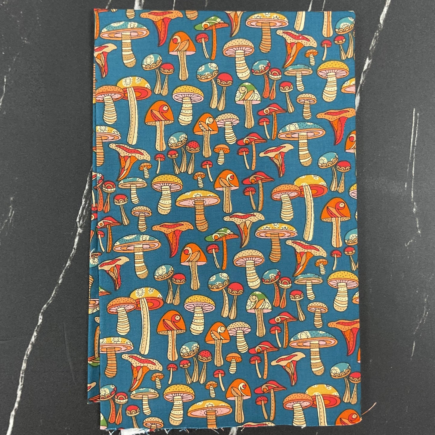 Small Wonders by Valentina Harper : Mini Mushroom Teal 13440-84