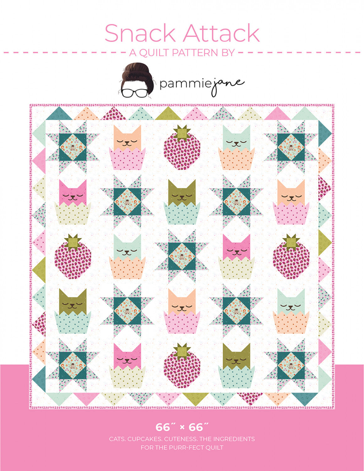 Snack Attack FPP Quilt Pattern by Pammie Jane