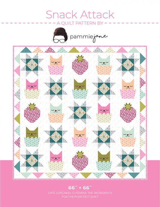 Snack Attack FPP Quilt Pattern by Pammie Jane