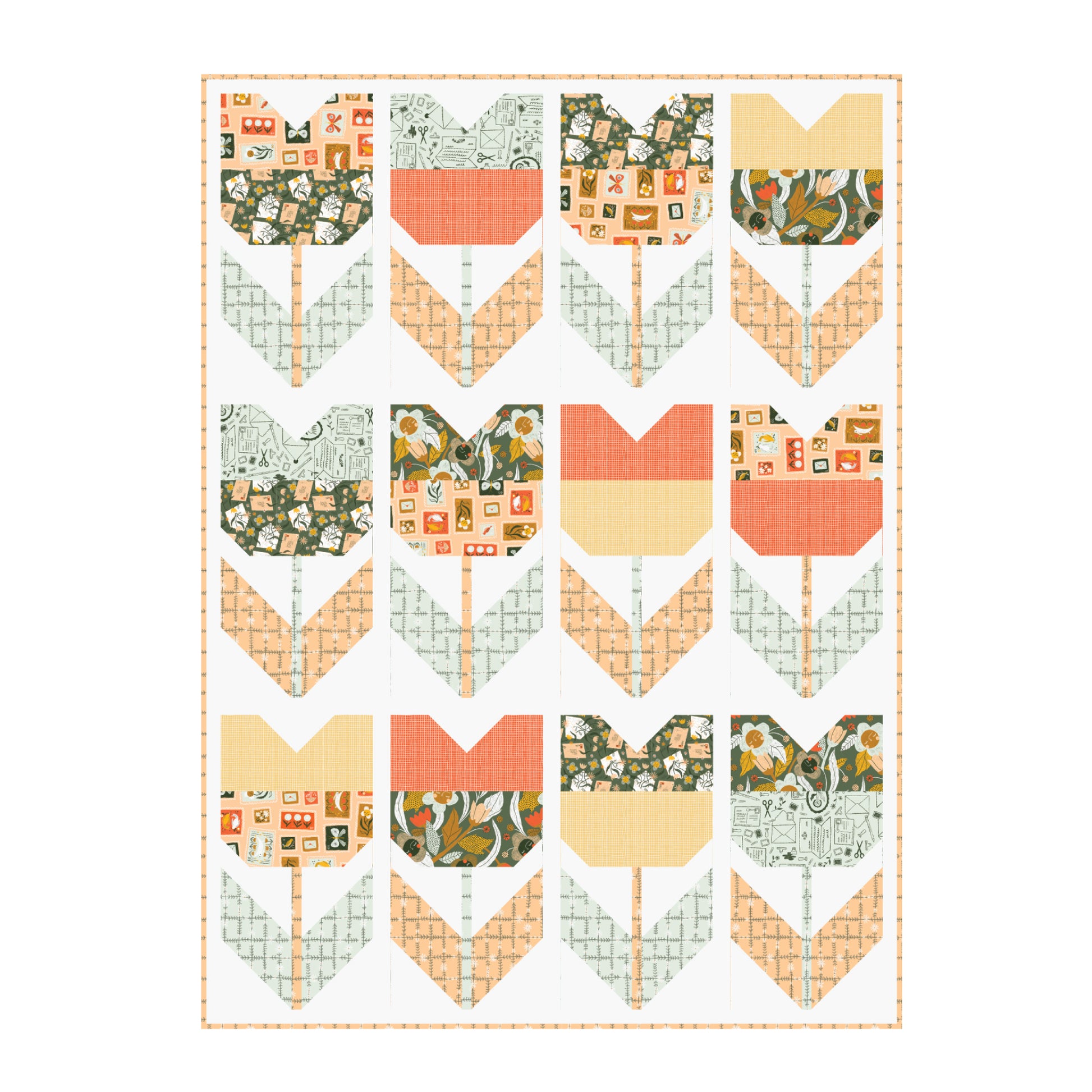 Snail Mail by Meenal Patel : Amsterdam Quilt Kit