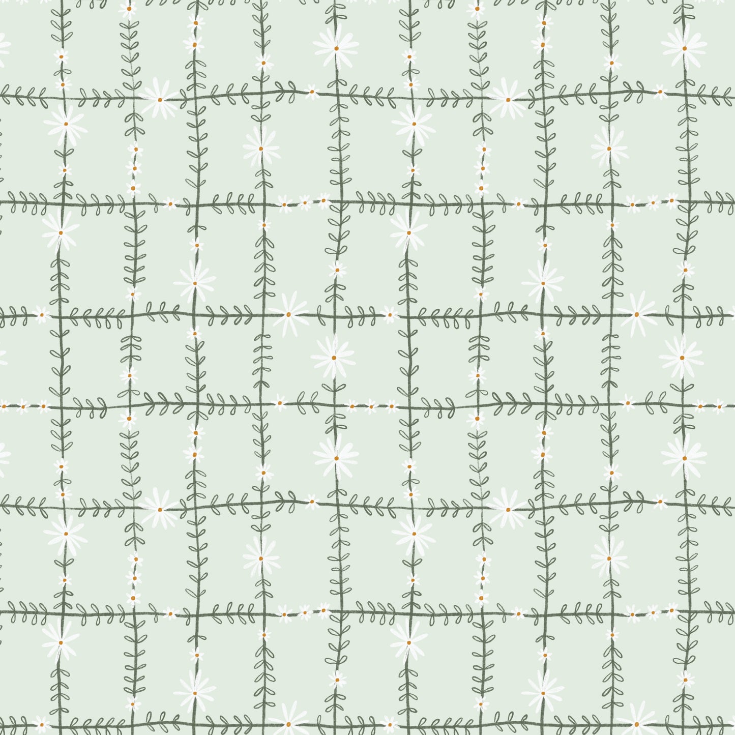 Snail Mail by Meenal Patel : Daisy Chain Mint 228654