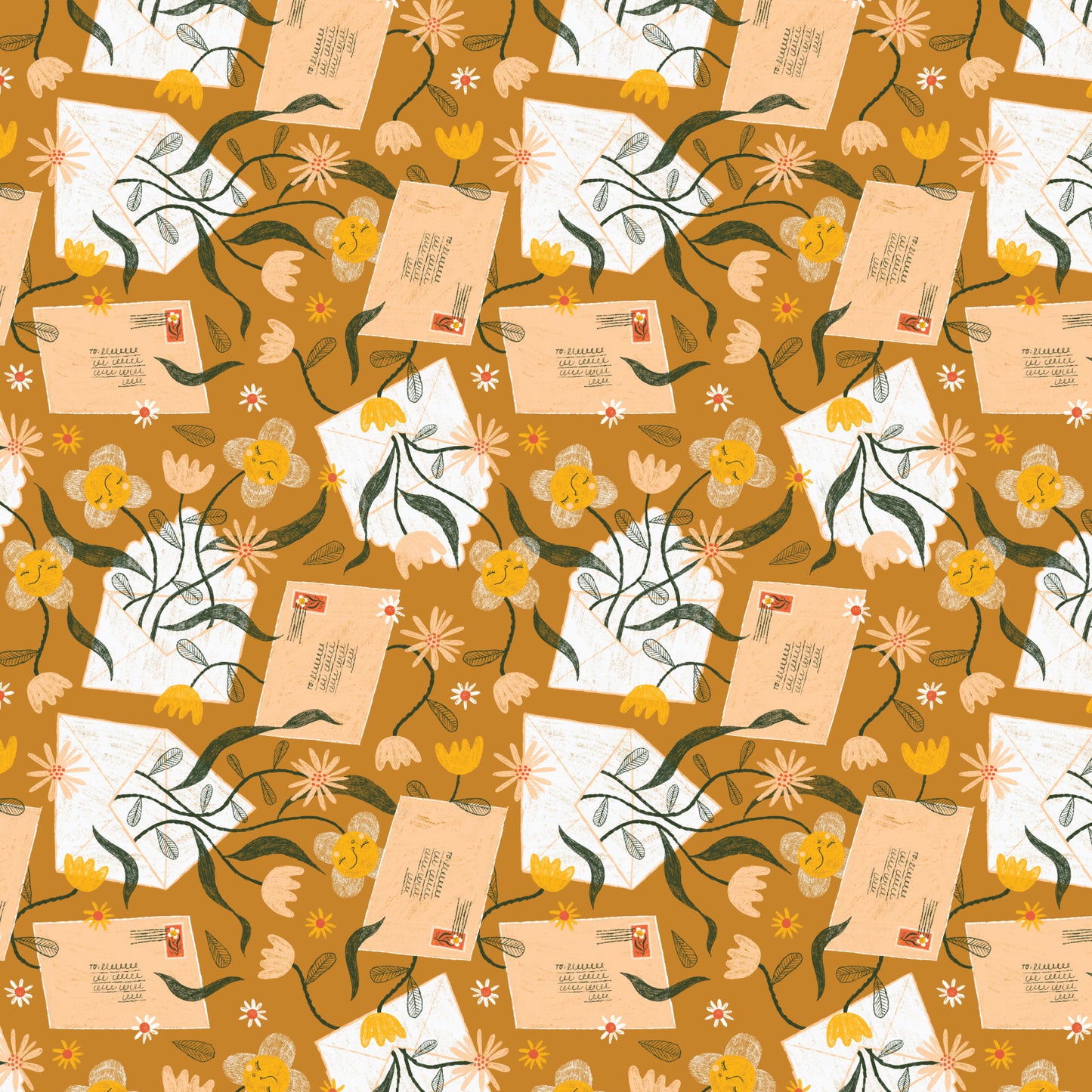 Snail Mail by Meenal Patel : Love Letters Caramel 228649