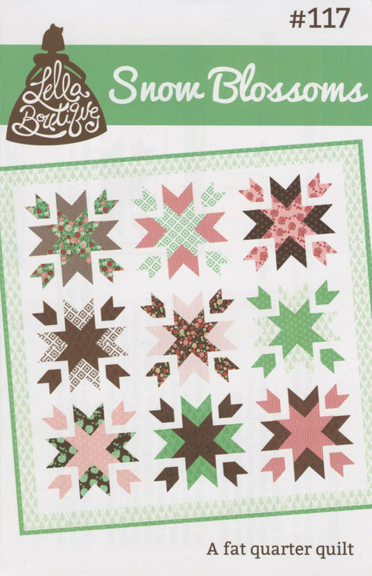 Snow Blossoms Quilt Pattern by Lella Boutique