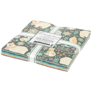 Snow Snuggles Flannel by Vanessa Lillrose and Linda Fitch : Layer Cake