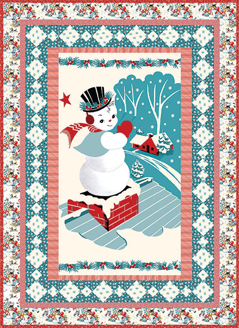 Winter in Snowtown by Stacy West : Snowdrops Quilt Kit (Estimated Ship Date June 2024)