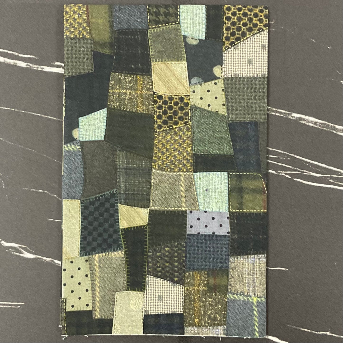 Snowy Days & Frosty Nights by Kathi Campbell : Blanket Stitch Slate 8463-79