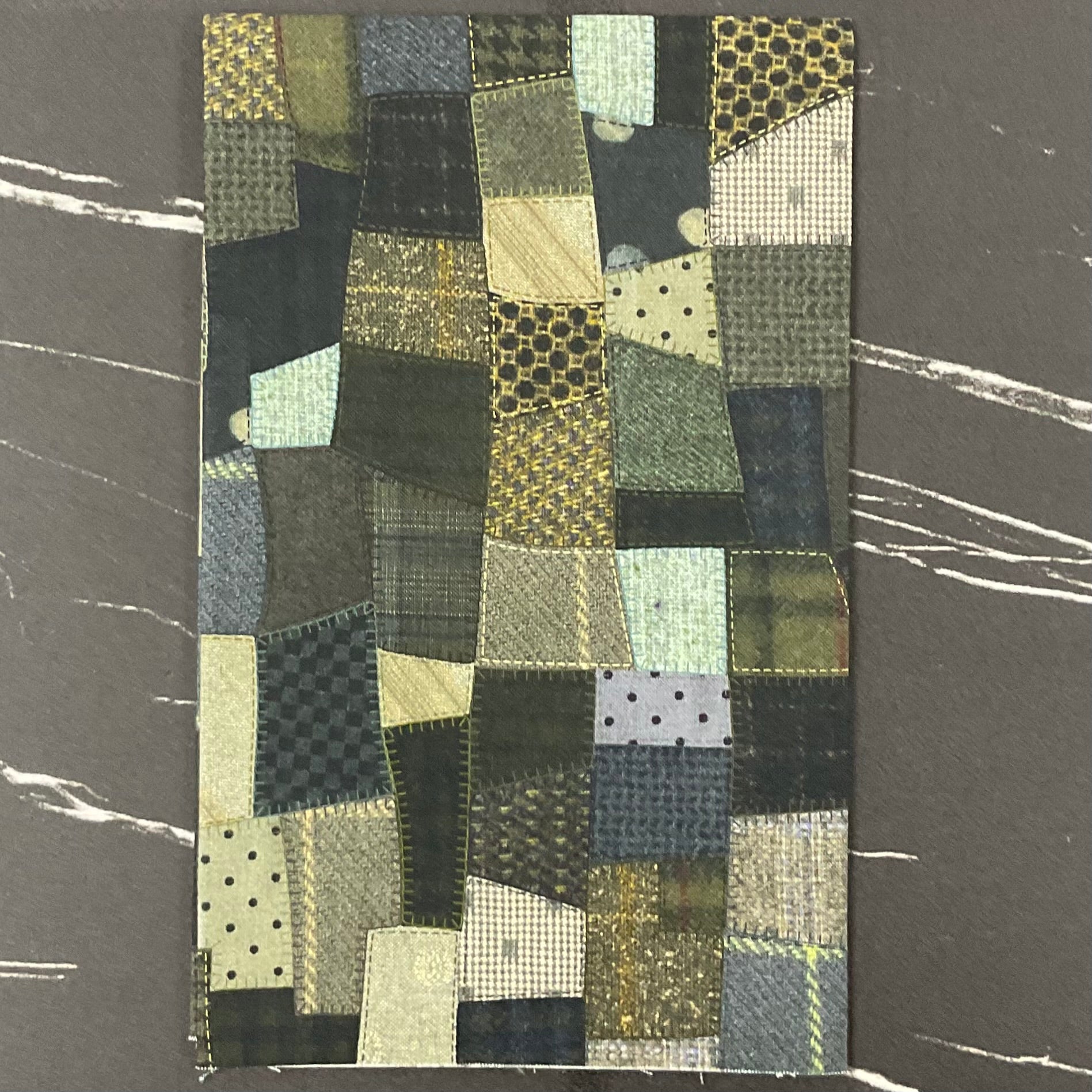 Snowy Days & Frosty Nights by Kathi Campbell : Blanket Stitch Slate 8463-79