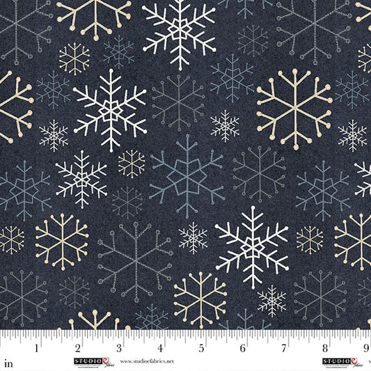 Snowy Days & Frosty Nights by Kathi Campbell : Snowflake Stitches Graphite 8470-97