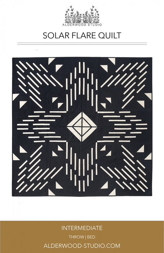 Solar Flare Quilt Pattern by Alderwood Studio