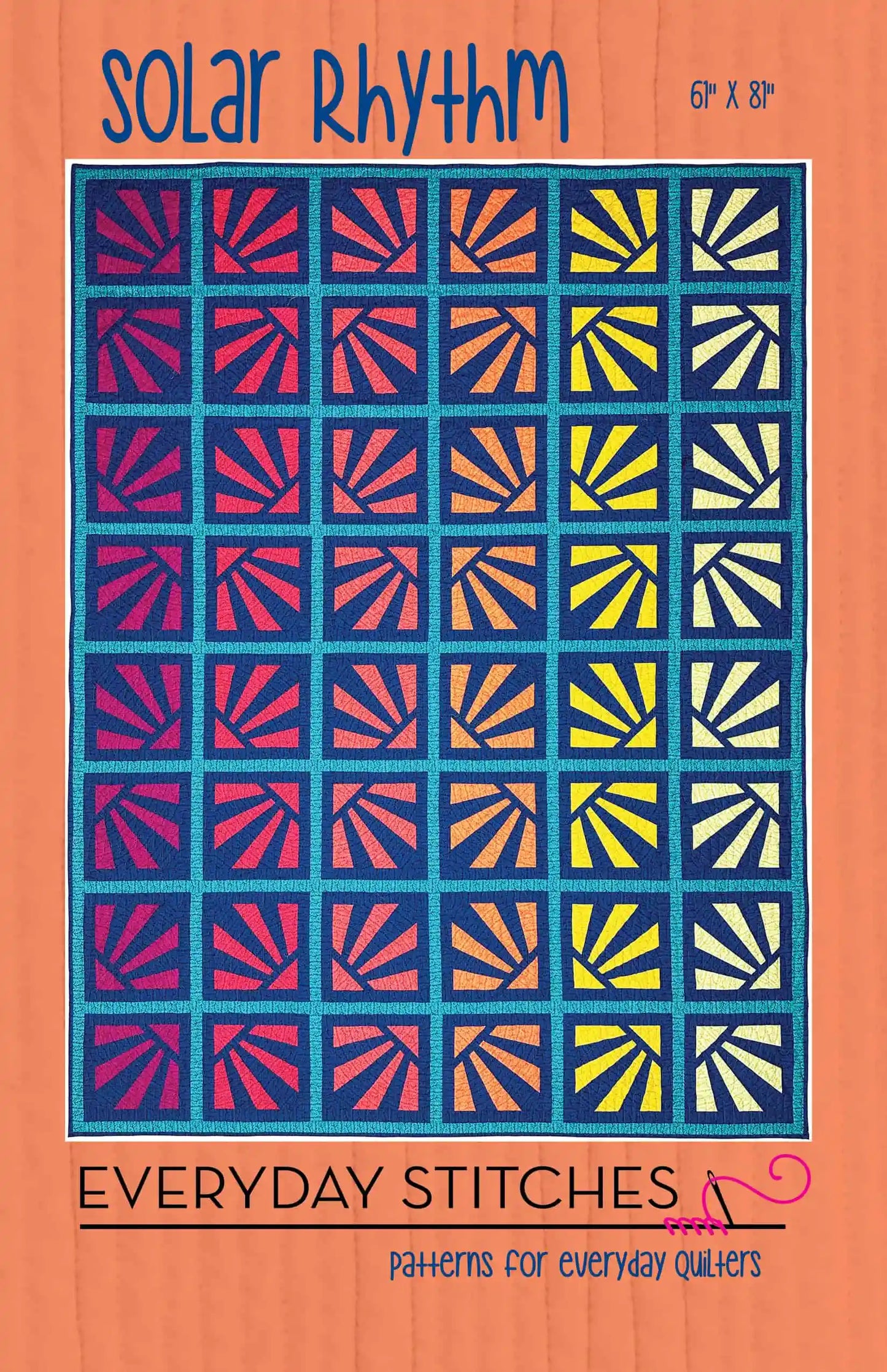 Foliage by Sally Kelly : Solar Rhythm FPP Quilt Kit