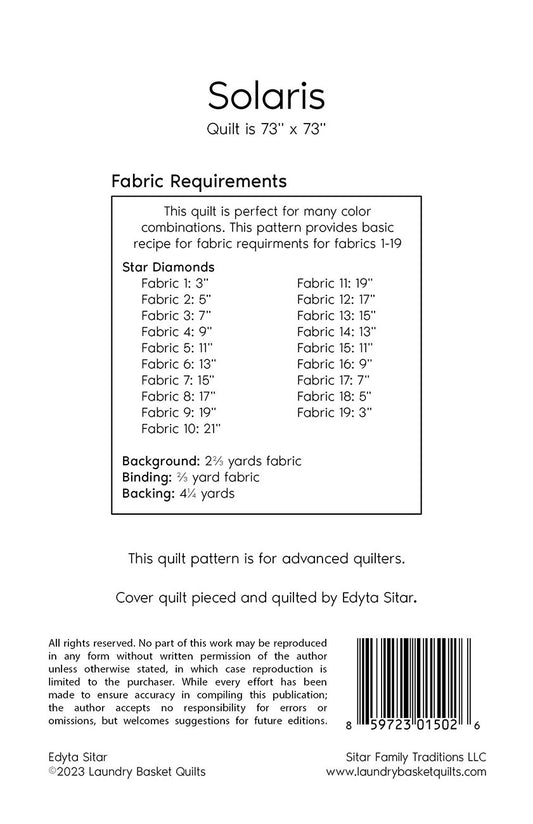 Solaris # LBQ-1502-P - Special Order