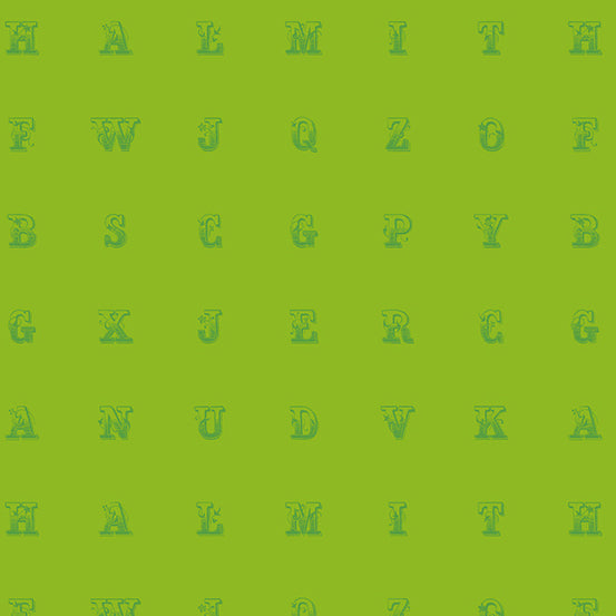 Soliloquy by Alison Glass : Typeset Lime A-1223-G