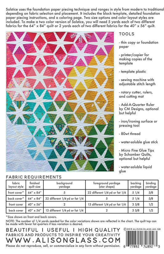 Solstice # AG158 - Special Order