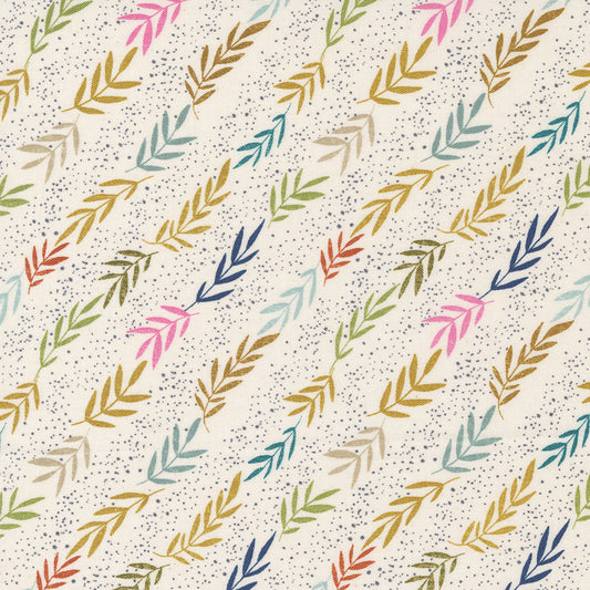 Songbook A New Page by Fancy That Design House Reaching Stripes Unbleached 45556 11