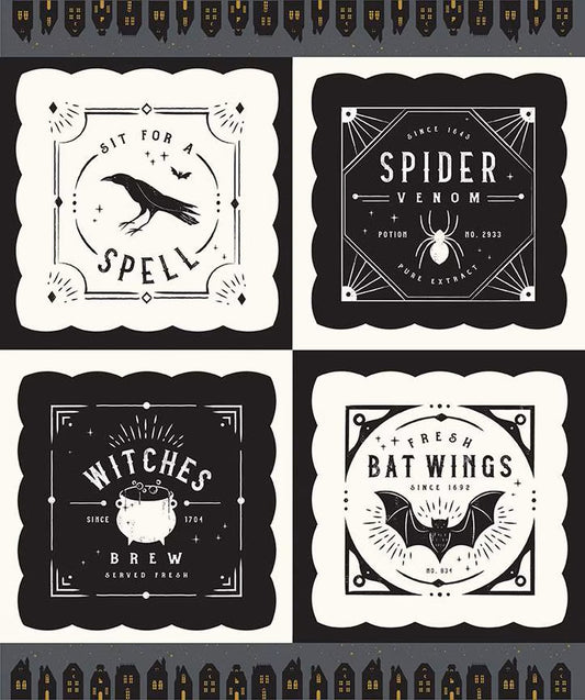 Sophisticated Halloween by My Mind's Eye : Pillow Panel P14626-PANEL