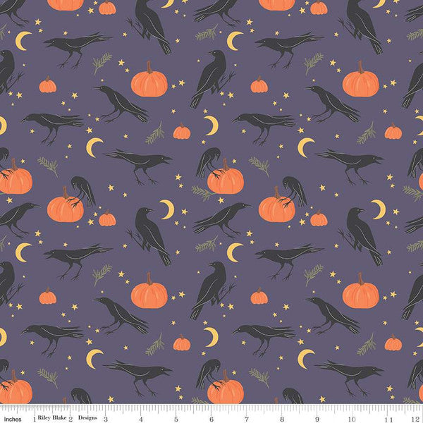 Sophisticated Halloween by My Minds Eye - Vintage Crows Heather