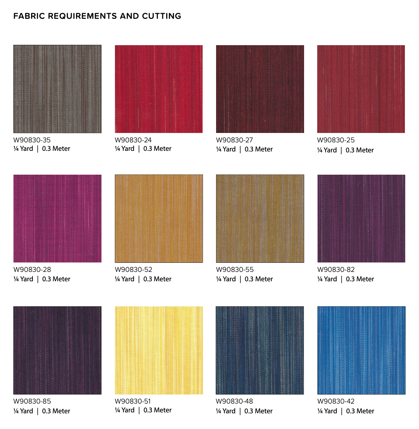 Space Dye Wovens by Figo Studio : Dialogue Cabin Quilt Kit