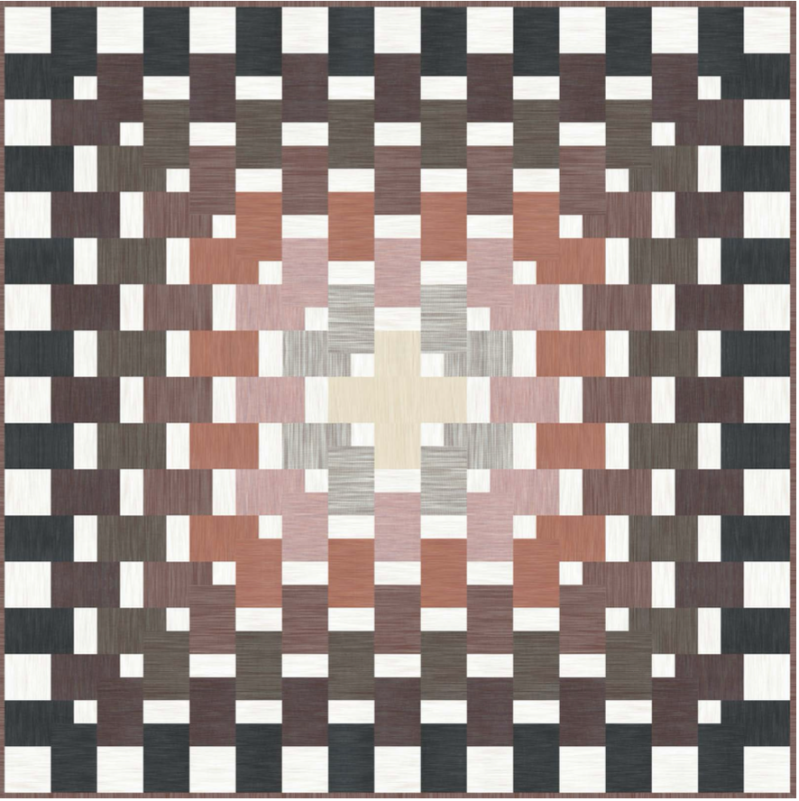 Space Dye Wovens by Figo Studio : Geo Weaver Quilt Kit