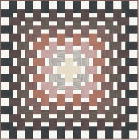 Space Dye Wovens by Figo Studio : Geo Weaver Quilt Kit