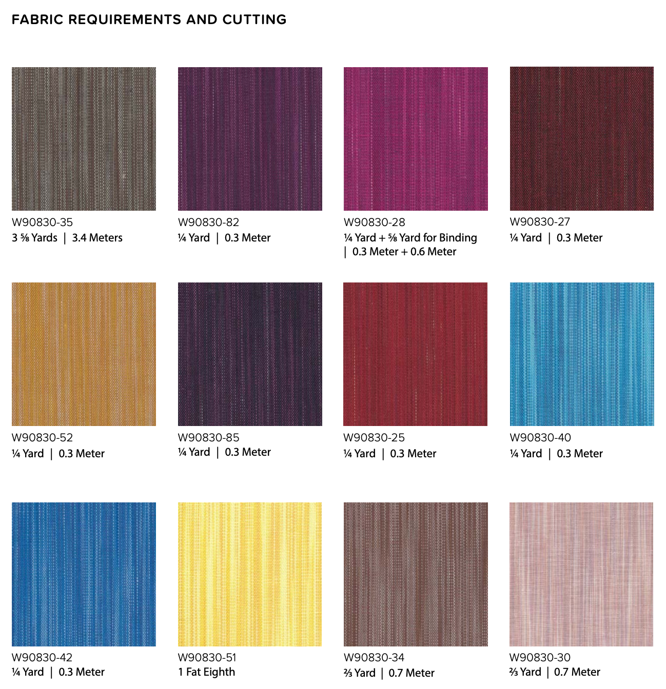 Space Dye Wovens by Figo Studio : Retro Blossom Quilt Kit