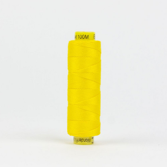 Spagetti 12wt Egyptian Cotton Thread - 109yd Spool - Lemon -SP-32