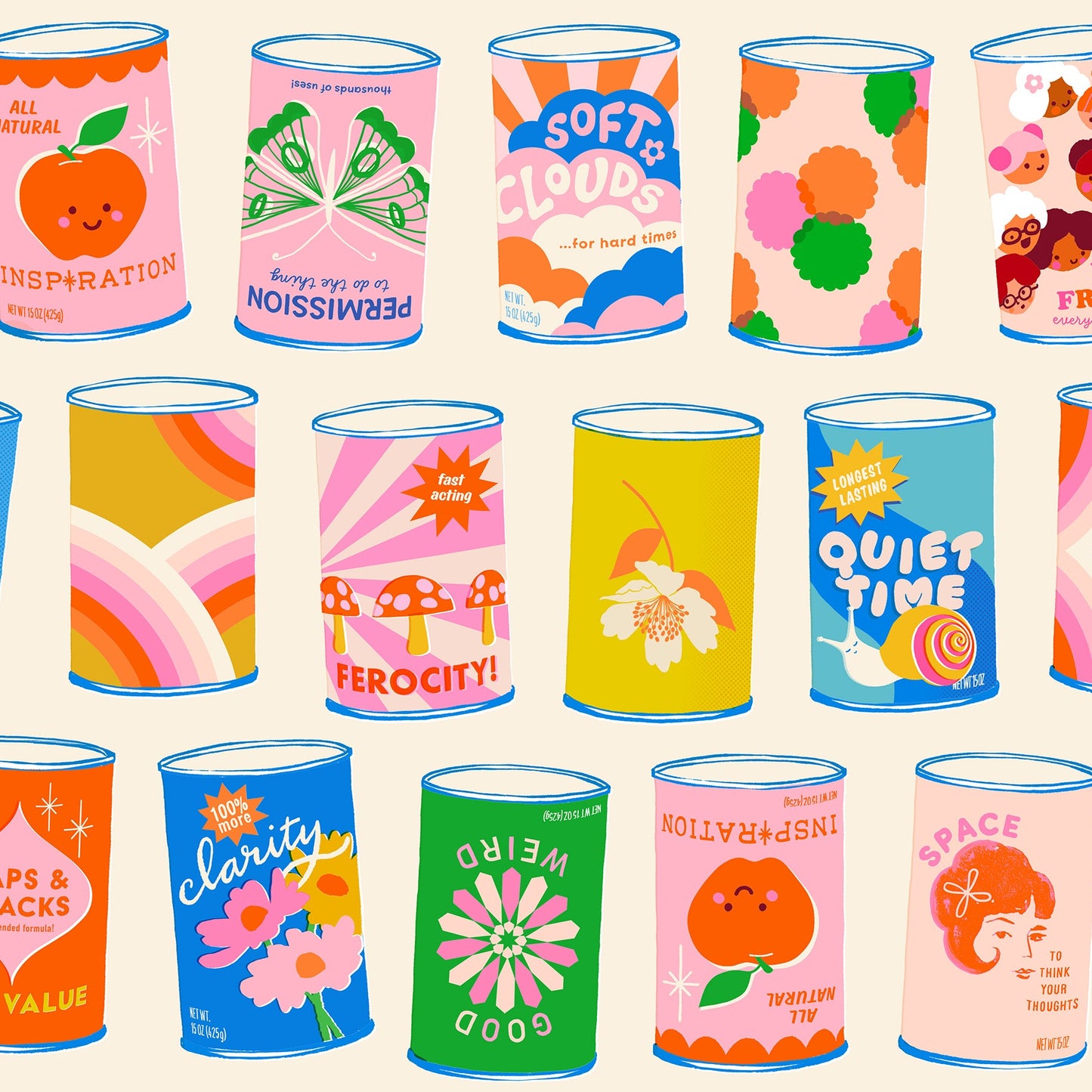 Sparkle Mart by Melody Miller : Can Can Natural RS0116 11