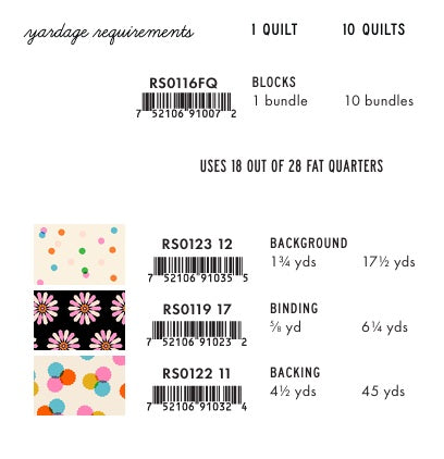 Sparkle Mart by Melody Miller : Dialogue Cabin Quilt Kit