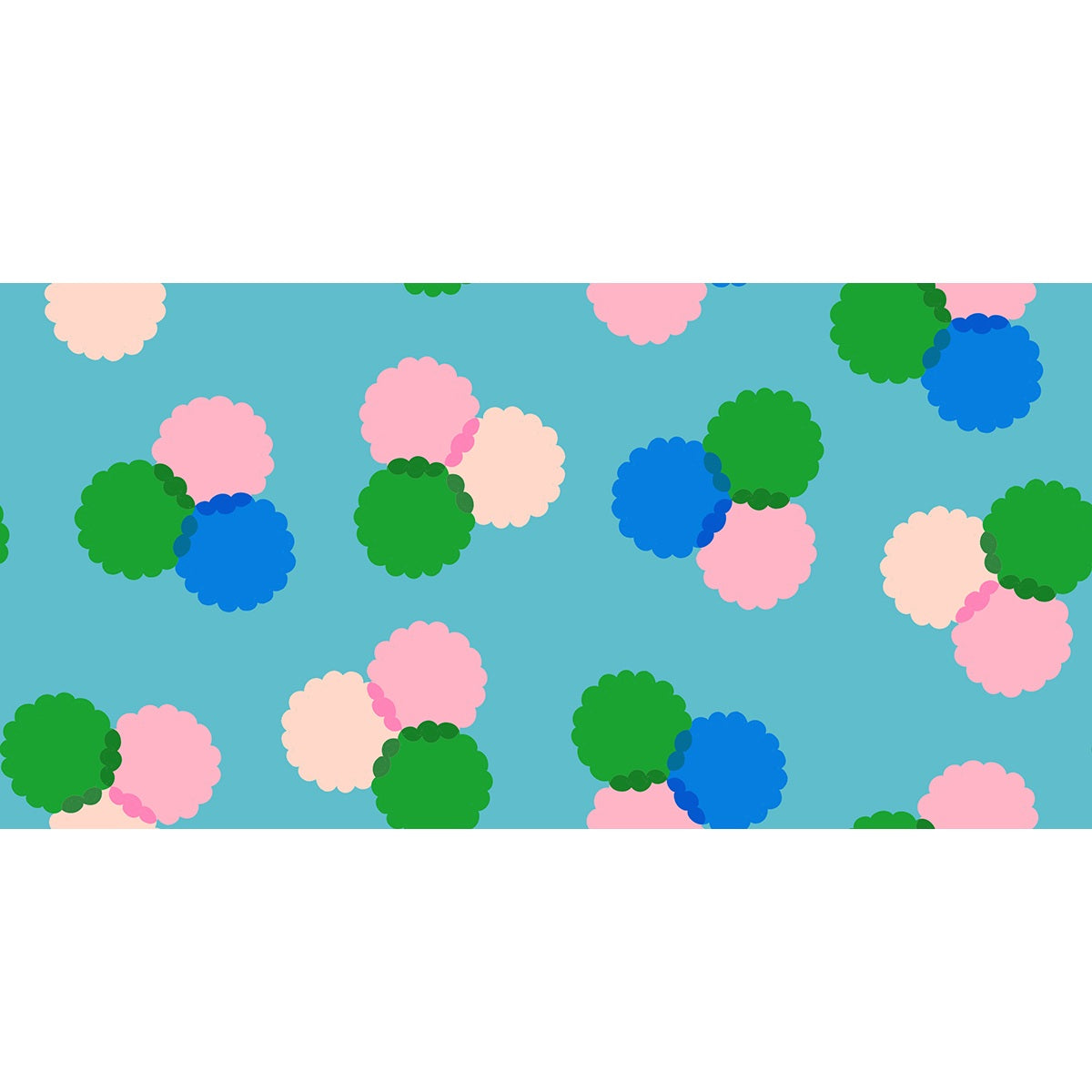 Sparkle Mart by Melody Miller : Puffs Dark Turquoise RS0122 13