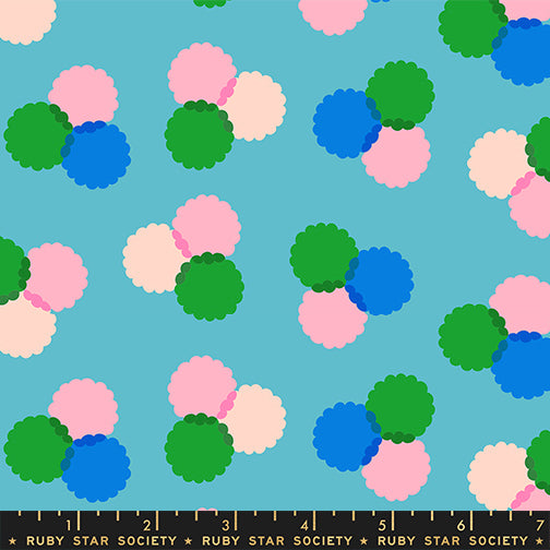 Sparkle Mart by Melody Miller : Puffs Dark Turquoise RS0122 13