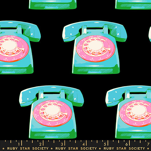 Sparkle Mart by Melody Miller : Telephones Black RS0121 18
