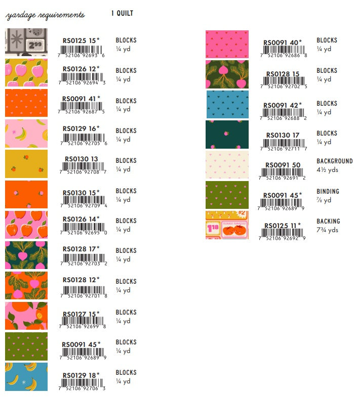 Sparkle Shopper by Melody Miller : Cosmic Feathers Quilt Kit