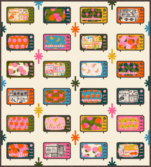 Sparkle Shopper by Melody Miller : Super Saturday Quilt Kit